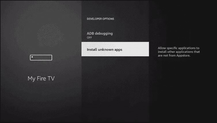 unknown app
